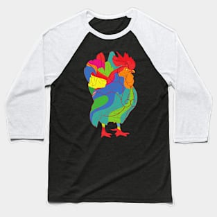 Rooster Baseball T-Shirt